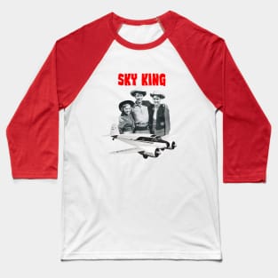 Sky King - Cessna - 50s/60s Tv Show Baseball T-Shirt